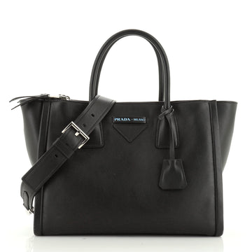 Prada Concept Double Zip Tote Calfskin Medium