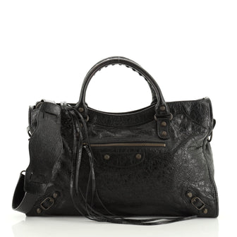 Balenciaga City Classic Studs Bag Leather Medium