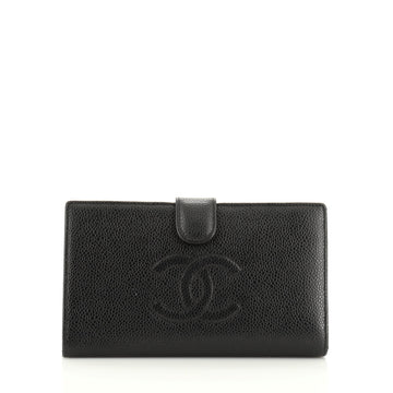 Chanel Timeless CC French Wallet Caviar Long