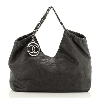 Chanel Coco Cabas Distressed Caviar Large
