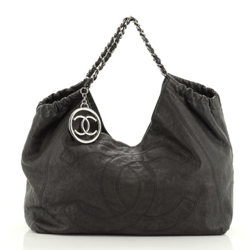Chanel Coco Cabas Distressed Caviar Large