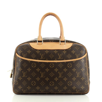 Louis Vuitton Deauville Handbag Monogram Canvas