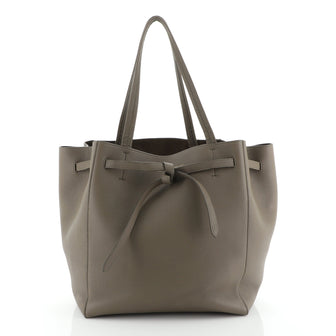 Celine Phantom Tie Cabas Tote Leather Small