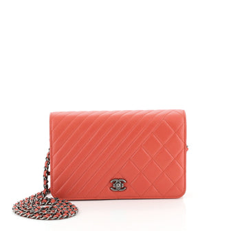 Chanel Coco Boy Wallet on Chain Quilted Lambskin