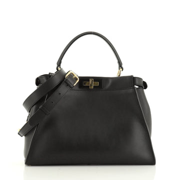Fendi Peekaboo Bag Rigid Leather Regular