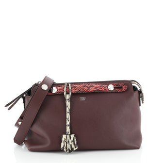 Fendi By The Way Satchel Leather with Python Small