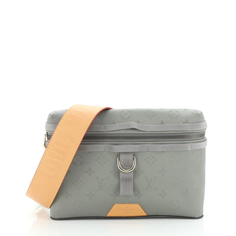 Louis Vuitton Messenger Bag Limited Edition Titanium Monogram Canvas PM