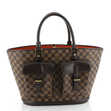 Louis Vuitton Manosque Handbag Damier GM