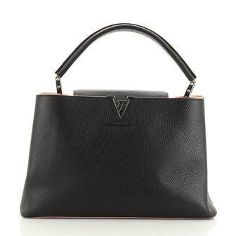 Louis Vuitton Capucines Handbag Leather MM