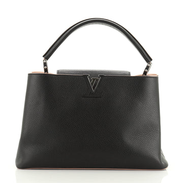 Louis Vuitton Capucines Handbag Leather MM