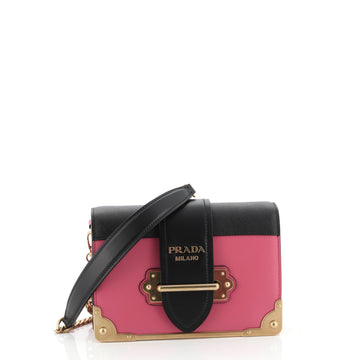 Prada Cahier Chain Crossbody Bag City Calf Small