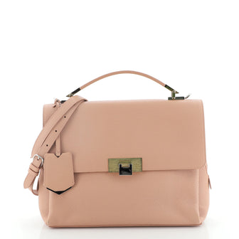Le Dix Soft Cartable Top Handle Bag Leather Small