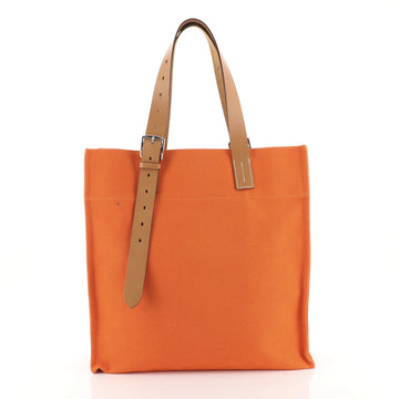 Hermes Etriviere Shopping Tote Toile and Leather