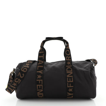 Fendi Vintage Logo Duffle Bag Nylon Medium