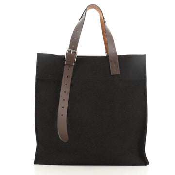 Hermes Etriviere Shopping Tote Toile and Leather