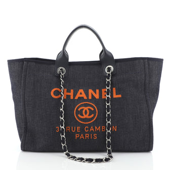 Chanel Deauville Tote Denim Medium