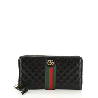 Gucci Ophidia Zip Around Wallet Quilted Leather