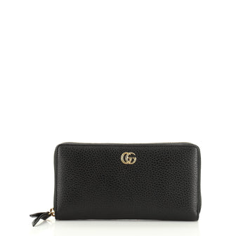 Gucci GG Marmont Zip Around Wallet Matelasse Leather