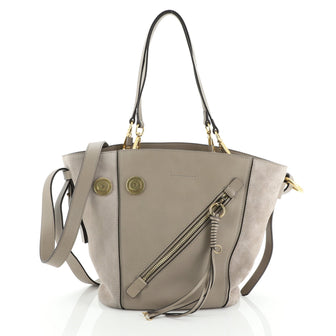 Chloe Myer Tote Leather and Suede Small