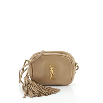 Saint Laurent Classic Monogram Blogger Crossbody Bag Leather Small