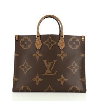 Louis Vuitton OnTheGo Tote Limited Edition Reverse Monogram Giant GM ...