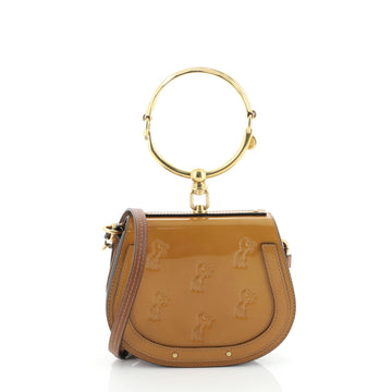 Chloe Nile Crossbody Bag Embossed Patent Small