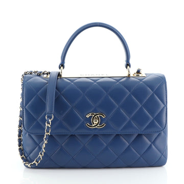 Chanel Trendy CC Top Handle Bag Quilted Lambskin Medium