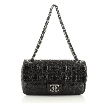Chanel Rock In Moscow Flap Bag Patent Vinyl Medium