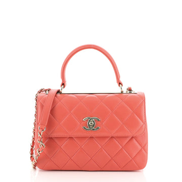 Chanel Trendy CC Top Handle Bag Quilted Lambskin Small