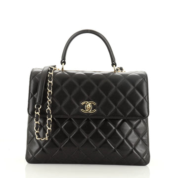 Chanel Trendy CC Top Handle Bag Quilted Lambskin Large