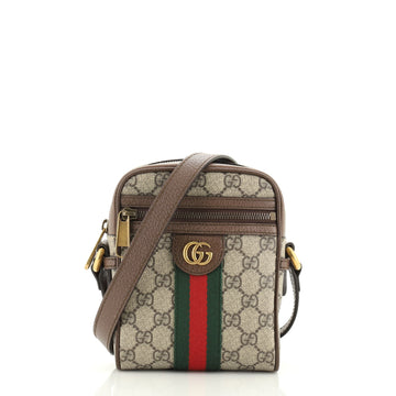 Gucci Ophidia Messenger Bag GG Coated Canvas Mini