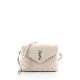 Saint Laurent LouLou Shoulder Bag Matelasse Chevron Leather Toy