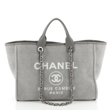 Chanel Deauville Tote Canvas Large