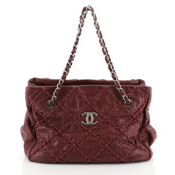 Chanel Ultra Stitch Chain Tote Leather