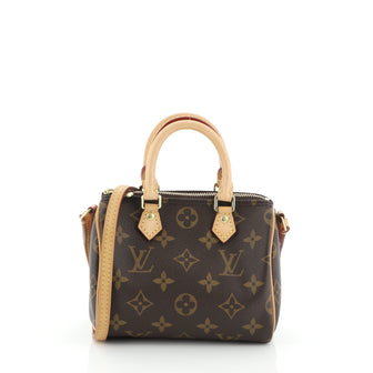Louis Vuitton Speedy Bandouliere Bag Monogram Canvas Nano