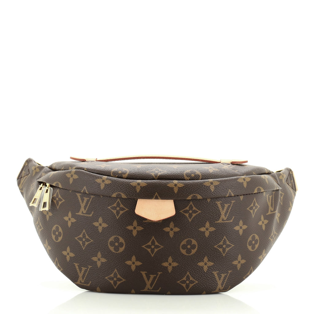 Cloth belt bag Louis Vuitton Brown in Cloth - 38484715