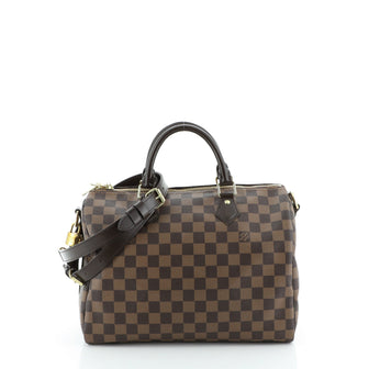 Louis Vuitton Speedy Bandouliere Bag Damier 30