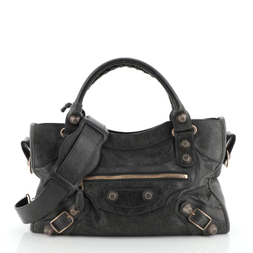 Balenciaga City Giant Studs Bag Leather Medium