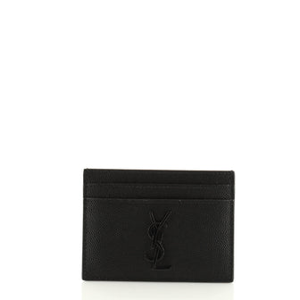 Saint Laurent Classic Monogram Card Case Leather