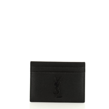 Saint Laurent Classic Monogram Card Case Leather