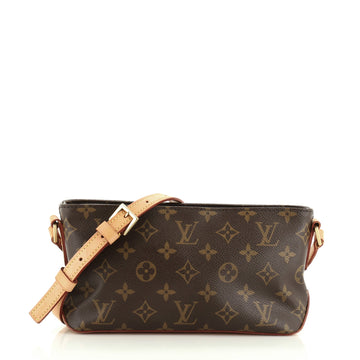 Louis Vuitton Trotteur Handbag Monogram Canvas