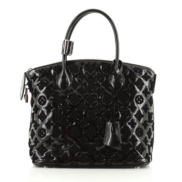 Louis Vuitton Fascination Lockit Handbag Patent Lambskin