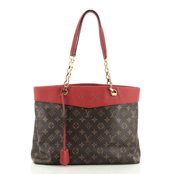Louis Vuitton Pallas Shopper Monogram Canvas and Calf Leather