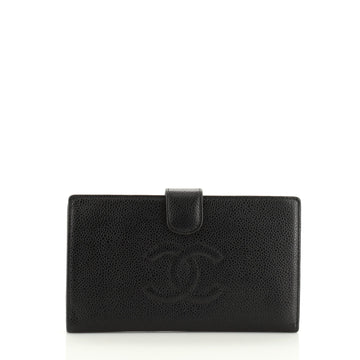 Chanel Timeless CC French Wallet Caviar Long