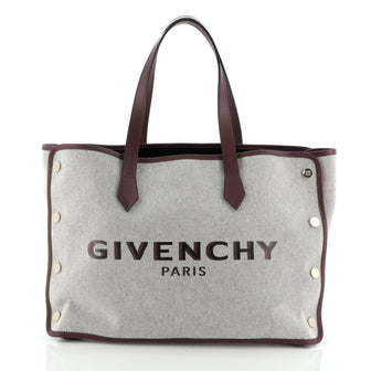 Givenchy Bond Shopper Canvas with Leather Medium