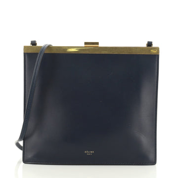Celine Clasp Crossbody Bag Leather Mini