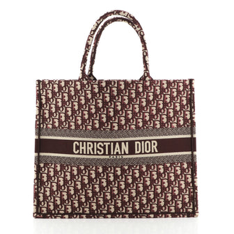 Christian Dior Book Tote Oblique Canvas