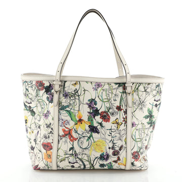 Gucci Nice Tote Floral Printed Leather Medium