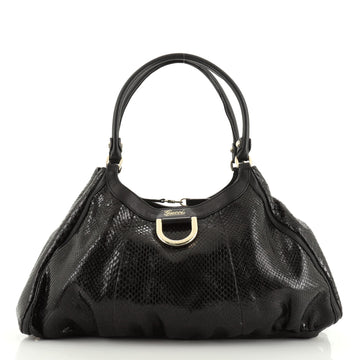 Gucci D Ring Hobo Python Large