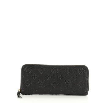 Louis Vuitton Clemence Wallet Monogram Empreinte Leather